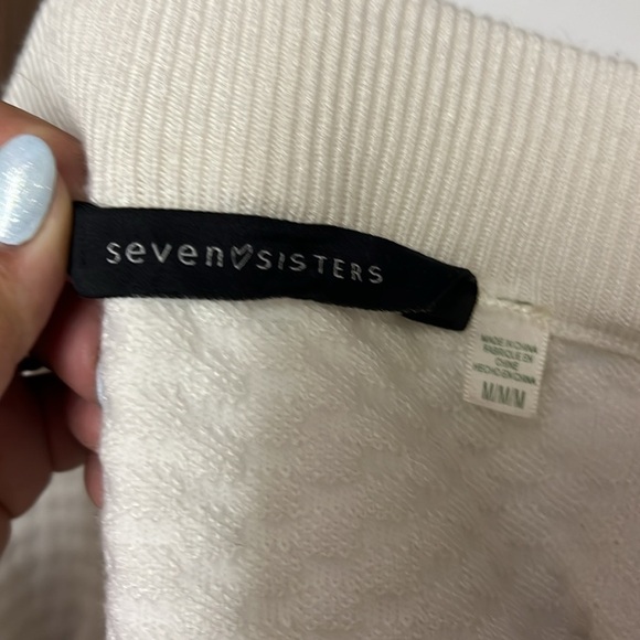 Seven sisters, white, medium Sleeveless short dress or long skirt - Picture 4 of 6